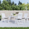 vidaXL Garden Chair Cushions 4 pcs - Comfy Outdoor Seat Cushions in Anthracite - Oxford Fabric Material - 15.7"x15.7"x1.2" Size - Stylish & Durable - 2 of 4