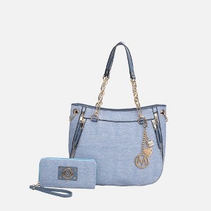 MKF Collection Lina Woman’s Tote Bag and Wallet set by Mia K - 1 of 4
