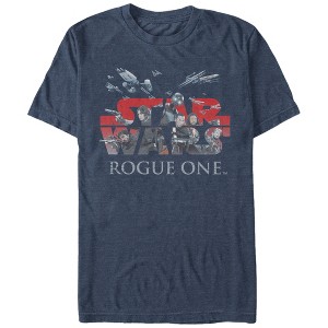 Men's Star Wars Rogue One Rebellion Logo T-Shirt - 1 of 3