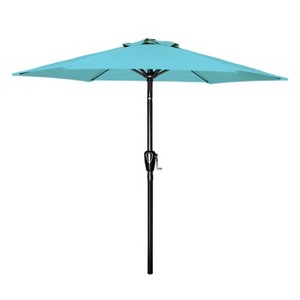 CAVINAS 7.5 FT Travel Beach Umbrella Waterproof Sports Umbrella Portable Sun Umbrella for Garden, without Base - 1 of 4