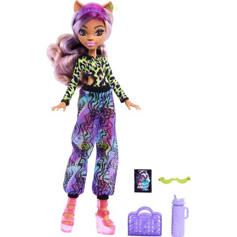 Monster High Scare adise Island Clawdeen Wolf Fashion Doll With