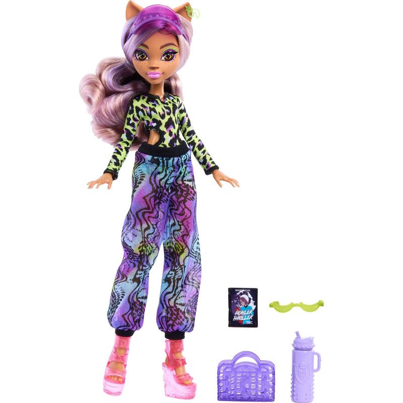 Monster High Scare-adise Island Clawdeen Wolf Fashion Doll with Swimsuit &#38; Accessories, 1 of 7