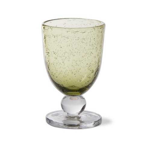 Bubble glass goblets new arrivals