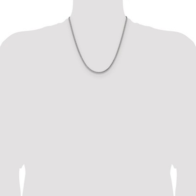 Chisel Stainless Steel Polished 2.5mm 20" Curb Chain Necklace
