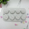 Unique Bargains Candy Mould 8-Cavity Rose Bouquet Candy Mould Hand Wash 8.54"x4.92"x1.06" 1 Pc - 2 of 4