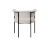 Taylor Cream Performance Linen Dining Chair - 3 of 4