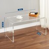 2025 New Update Acrylic Coffee Table, U-Shaped Clear Acrylic End Table - 3 of 4