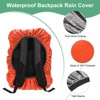 Unique Bargains Waterproof Backpack Rain Cover with a Vertical Reflective Strap for Hiking/Biking 1 Pc - 2 of 4