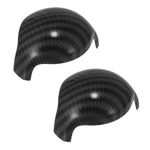 Unique Bargains Carbon Fiber Pattern Gear Shift Auto Knob Cover Interior Accessory for Ford for Mustang 2015 2016 2017 2018 2019 2020 2021 2022 - 1 of 4