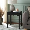 Lilith Square Wave Accent Table - ACC5733B - Matte Black - Safavieh - 2 of 4