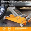 Acekool Steel Racing Floor Jack with Dual Pistons, Quick Pump, Lifts 3 Tons, Rubber Saddle, Foam Handle, Casters & Front Roller - 4 of 4