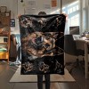 German Shepherd Dog Print Flannel Blanket, All-Season Seat Cover, Soft Plush Throw for Indoor & Outdoor Use, Christmas Gift. - 2 of 4