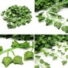 Aoibox 12 Pack Artificial Ivy Garland with Clip, Fake Vines for Room Decor, Green Hanging Plants, Faux Greenery Leaves for Home, Garden, Wall Decor - 4 of 4