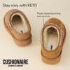 CUSHIONAIRE Keto Womens Slippers Slip-On Suede Mule Slipper - Cozy & Stylish, Memory Foam & Faux Fur Lining, Wide Widths Available - 4 of 4