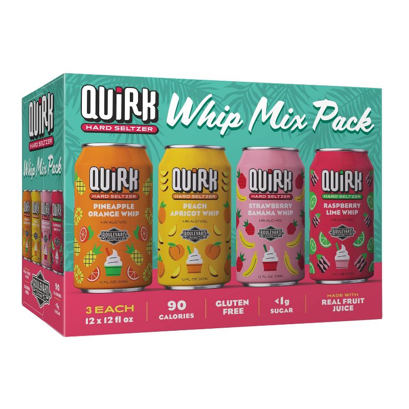 Quirk Whip Hard Seltzer- 12pk/12 fl oz Cans, 1 of 8