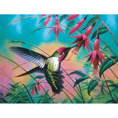 Sunsout Hummingbird Haven 500 pc   Jigsaw Puzzle 70941