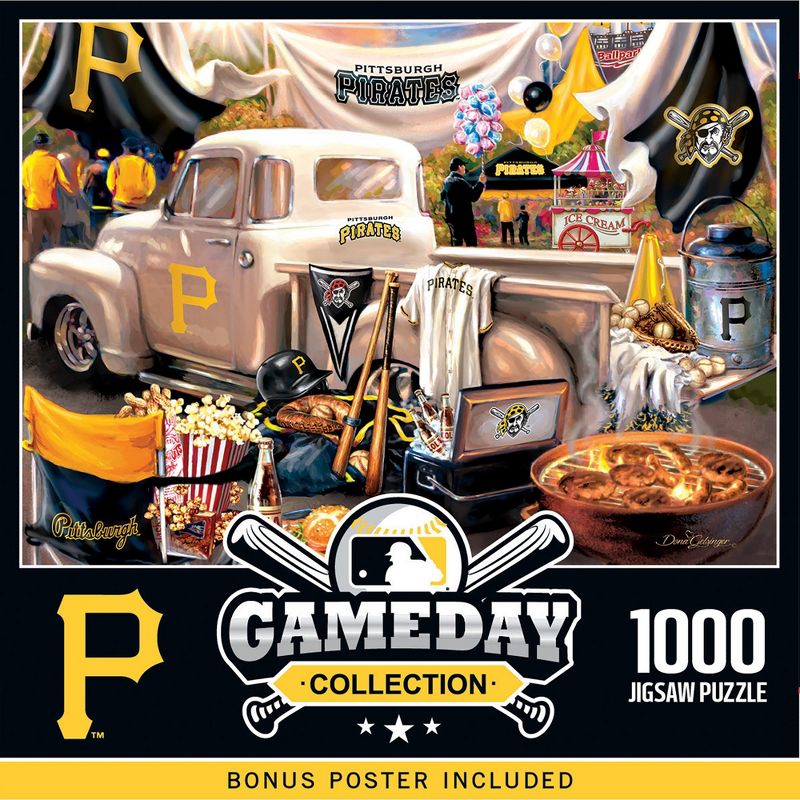 MasterPieces Pittsburgh Pirates - Gameday 1000 Piece Jigsaw Puzzle, 2 of 8