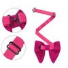 INSPIRE CHIC Men's Velvet Pre-Tied Solid Color Pocket Square Adjustable Bow Tie 1 Pair - 2 of 4