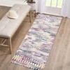 Washable Geometric Living Room Rugs, Indoor Farmhouse Non Slip Bedroom Carpet, Large Stain Resistant Dining Room Rugs - 4 of 4