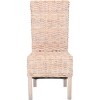 Pembrooke 19" H Rattan Side Chair (Set of 2) - FOX6520 - Safavieh Couture - 2 of 4