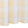 Whizmax Tier Curtains Farmhouse Plaid Check Light Filtering Sheer for Kitchen Window, Set of 2 - 4 of 4