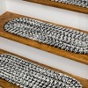 Colonial Mills Howell Tweed Stair Treads - Black 8"x28" - 3 of 3