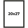 PosterPalooza | Antique Black Picture Frame - UV Acrylic, Foam Board Backing, Hanging Hardware - 2 of 4