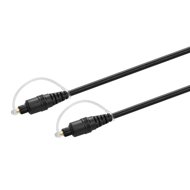 Monoprice Digital Optical Audio Cable - 35 Feet - S/PDIF (Toslink) | Gold Plated Ferrule,Molded Strain Relief, 1 of 7