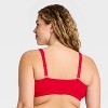 Women's Waffle Ruched Front Bralette - Wild Fable™ - 2 of 4