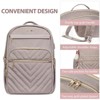 15.6 Inch Laptop Backpack for Women Work Bag Fashion with USB Port, Waterproof Stylish Travel Bags Casual Daypacks - 3 of 4