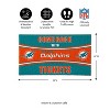 Evergreen Come Back with Tickets Miami Dolphins 28" x 16" Woven PVC Indoor Outdoor Doormat - 2 of 4