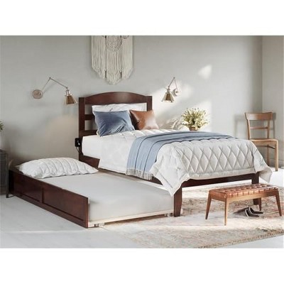 AFI Furnishings Warren Platform Bed T with T Trundle AW