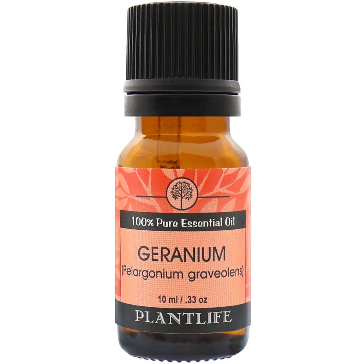 Plantlife Geranium Aromatherapy Essential Oil – 100% Pure, Therapeutic Grade, No Additives or Fillers, 10 ml