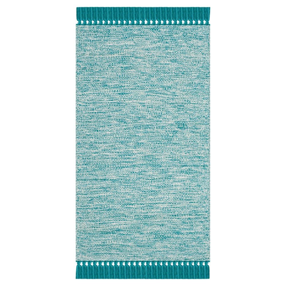 3'x5' Byron Woven Rug Turquoise - Safavieh