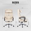 RISOKEYS Big and Tall Ergonomic Office Chair Home Computer Chair with Footrest and Removable Headrest,Reclining Office Chair,Home Chair - 3 of 4