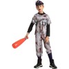 Joyfy Kids' Halloween Costume Zombie Costume for Boys Kids Halloween Dress Up Cosplay Party - Small (5–7yrs) - 3 of 4