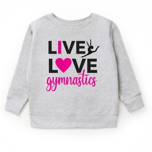 The Juniper Shop Live Love Gymnastics Youth Sweatshirt - 1 of 4