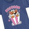 Girls' - Instant Message - Dog Pupcorn Fitted Short Sleeve Graphic T-Shirt - 2 of 4