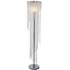 VYNXARIA 61"H Luxurious Cascading Crystal Floor Lamp with Sleek Chrome Base for Elegant Ambient Lighting in Living Rooms and Bedrooms - 2 of 3