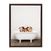 18" x 24" Sylvie Three Little Pigs in Tub Framed Canvas by Amy Peterson - Kate & Laurel All Things Decor - 2 of 4