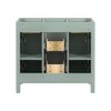 36 inch large capacity bathroom storage cabinet vanity (excluding sink) - 3 of 4