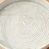 Plum & Post 12.75"  Burma Rattan Whitewash Round Natural Woven Wicker Serving Tray - 3 of 4