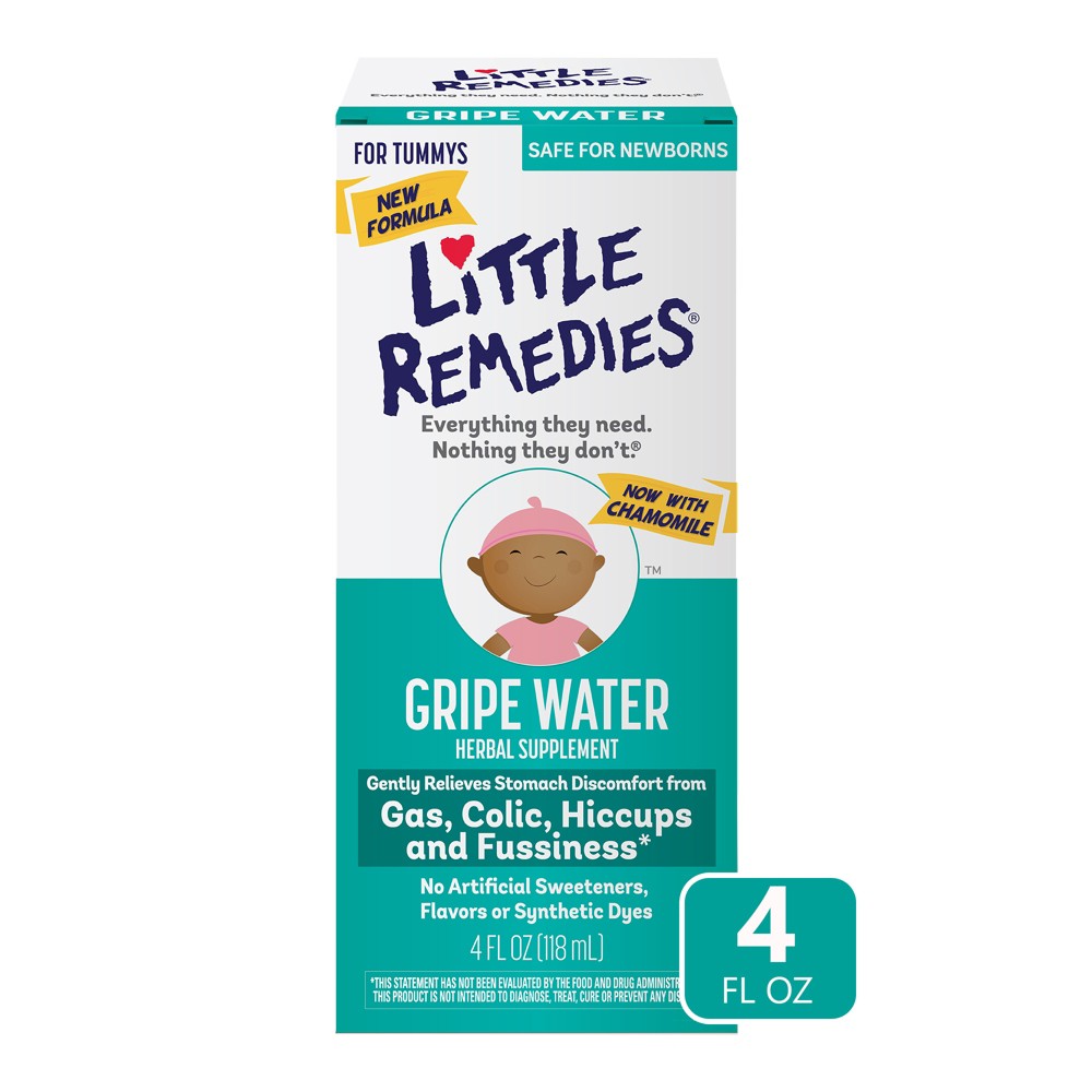 Little Remedies Gripe Water for Baby Gas Colic or Hiccups - 4 fl oz