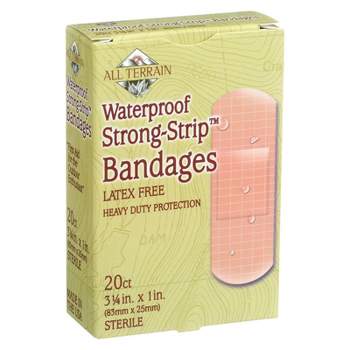 All Terrain Waterproof Strong-Strip Bandages Latex Free - 20 ct