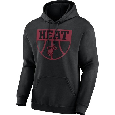 NBA Miami Heat Men's Fleece Hoodie - Black XL
