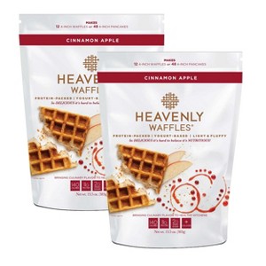 Heavenly Waffles 13.5 oz Cinnamon Apple Waffle Mix - Pack of 2 - 1 of 4