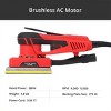 260W 4,000-10,000rpm Brushless Motor Random Orbital Sheet Sander with 12 Sanding Paper, For Sanding,Polishing - image 3 of 4