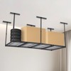4X8FT Overhead Garage Storage Rack, Heavy-Duty Ceiling Mounted Metal Shelving - 2 of 4