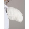 HalloweenCostumes.com One Size   Kids White Rabbit Plush Headband & Tail Halloween Costume Kit Accessory, White/Pink/Blue - 4 of 4