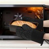REGALWOVEN Cotton Heat Resistant Durable Anti-Slip Oven Mitts 2 Pcs with 2 Pcs Potholder 11.8x6.7 inch - 3 of 4